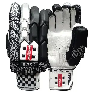 Gray-Nicolls Vapour 1500 Black Batting Gloves pair - Sialkot Cricket Kits