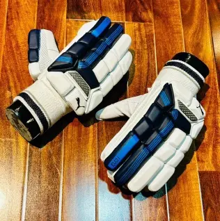 Puma Evo 1 Blue Batting Gloves pair - Sialkot Cricket Kits
