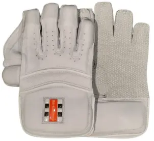 Gray-Nicolls White Boys Wicket Keeping Gloves pair - Sialkot Cricket Kits
