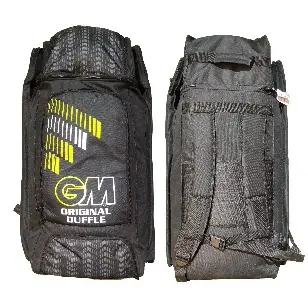 GM Original Duffle Black - Classic Cricket Kit Bag - Sialkot Cricket Kits