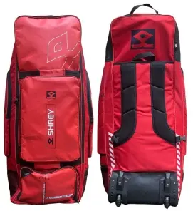 Shrey Red New Wheelie Cricket Kit Bag - Sialkot Cricket Kits