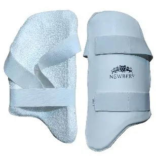 Newbery White Thigh Pad guard - Sialkot Cricket Kits